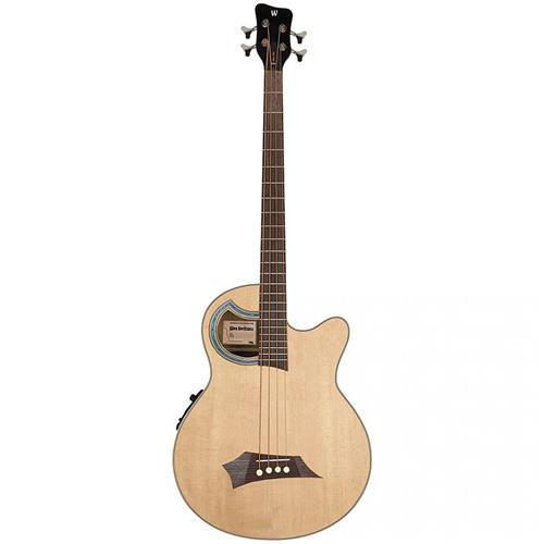 RockBass Alien Deluxe 4-String Natural High Polish